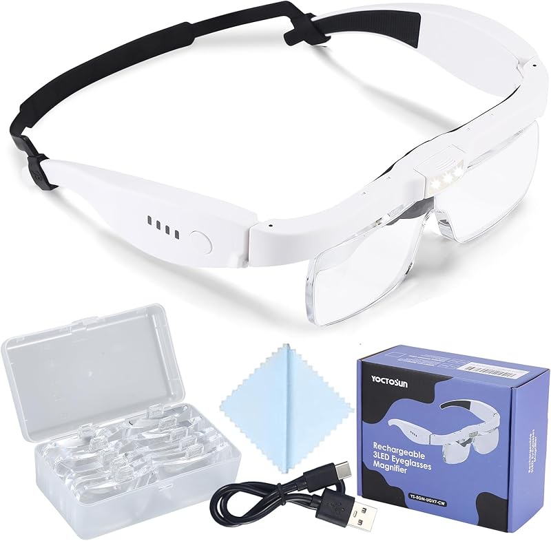 Mighty Sight Magnifier Detachable Eyeglasses Magnifying